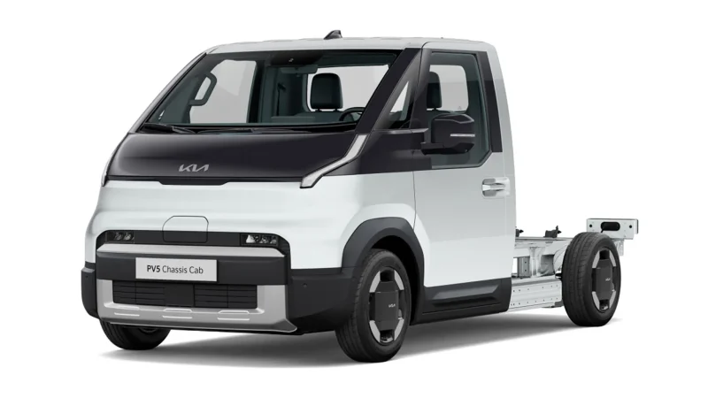Kia PV5 Chassis รถพาณิชย์ไฟฟ้า วิ่งไกล 416 กม. บรรทุกกว่า 1 ตัน