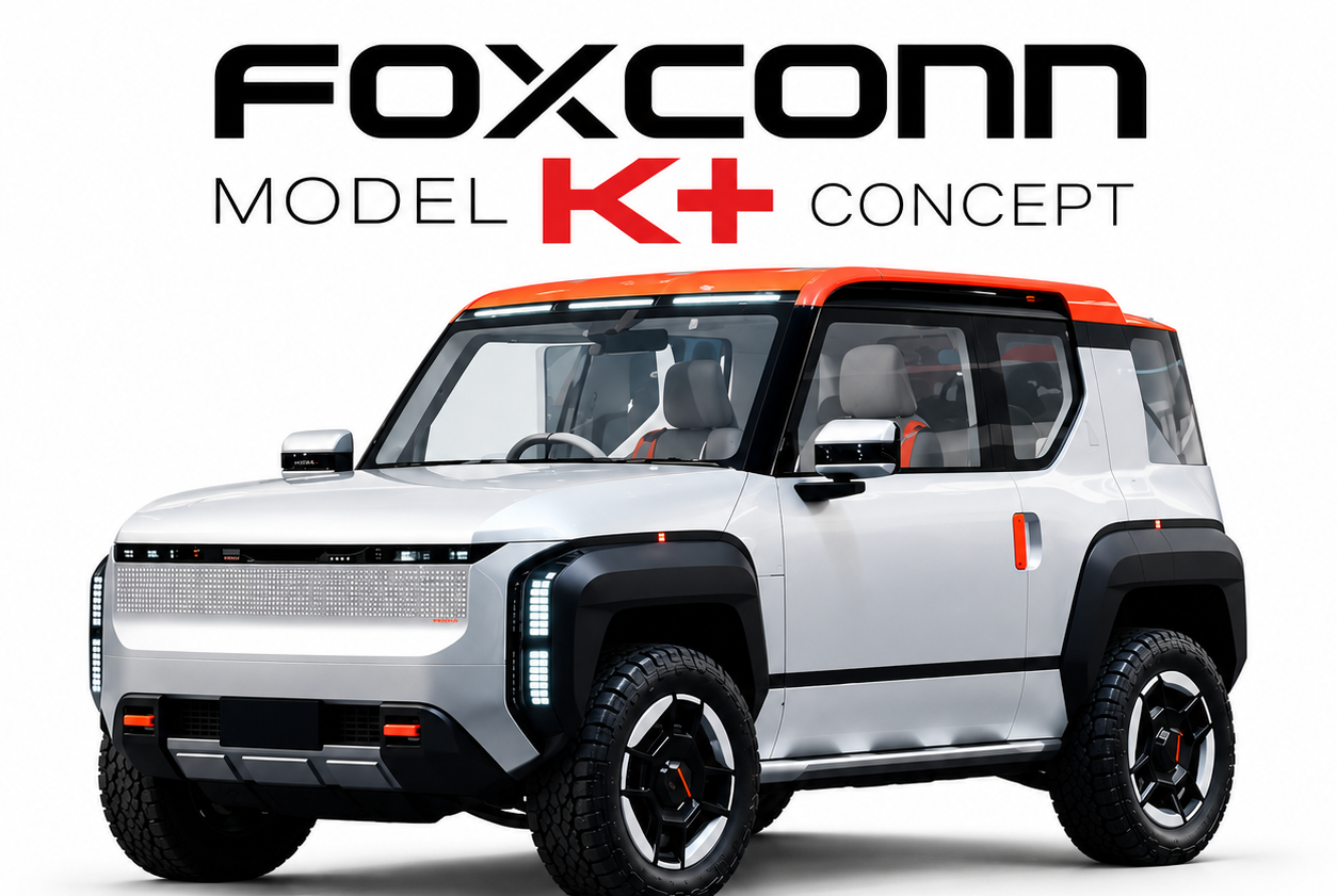 เปิดตัว FOXCONN MODEL K+ Concept รถ SUV ไฟฟ้าทรงกล่องขนาดเล็ก กำลังสูงสุด 136 แรงม้า รองรับขับเคลื่อน 4 ล้อ